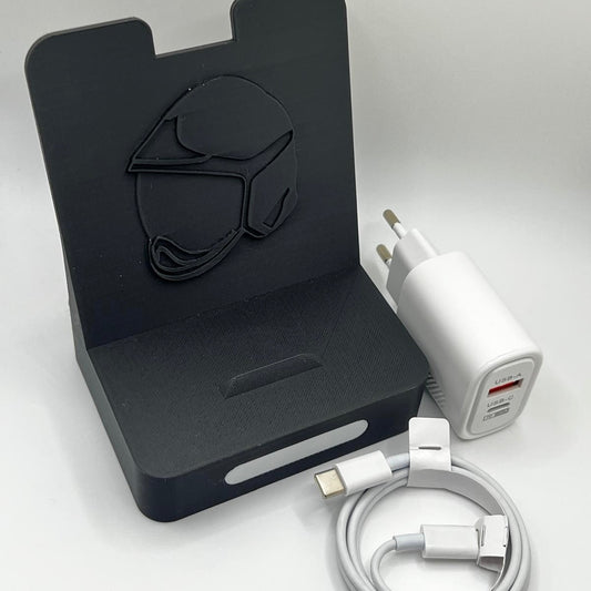 Pack Essentiel : Boite à Bip Noir mat + Câble & Chargeur Boite à BIP