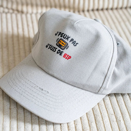 Casquette "J'peux pas, j'suis de BIP" Boite à BIP