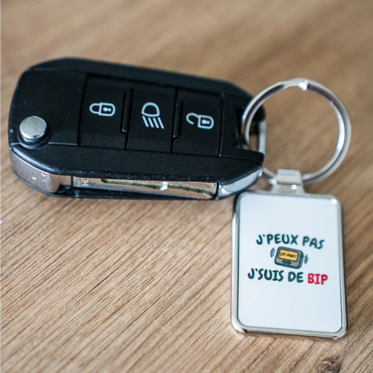 Porte-clé "J'peux pas, j'suis de BIP" Boite à BIP