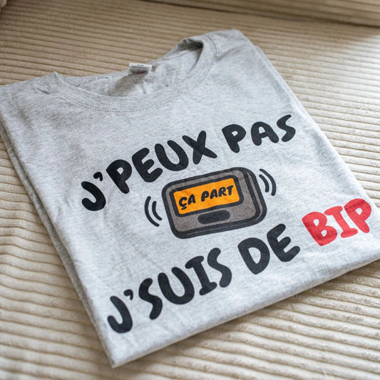 T-shirt "J'peux pas, j'suis de BIP" Boite à BIP